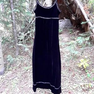 Rare Vintage Hot Topic Vampire Goth Velvet Dress